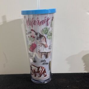 2017 Starbucks, collectors cold cup venti California Themed Tumbler